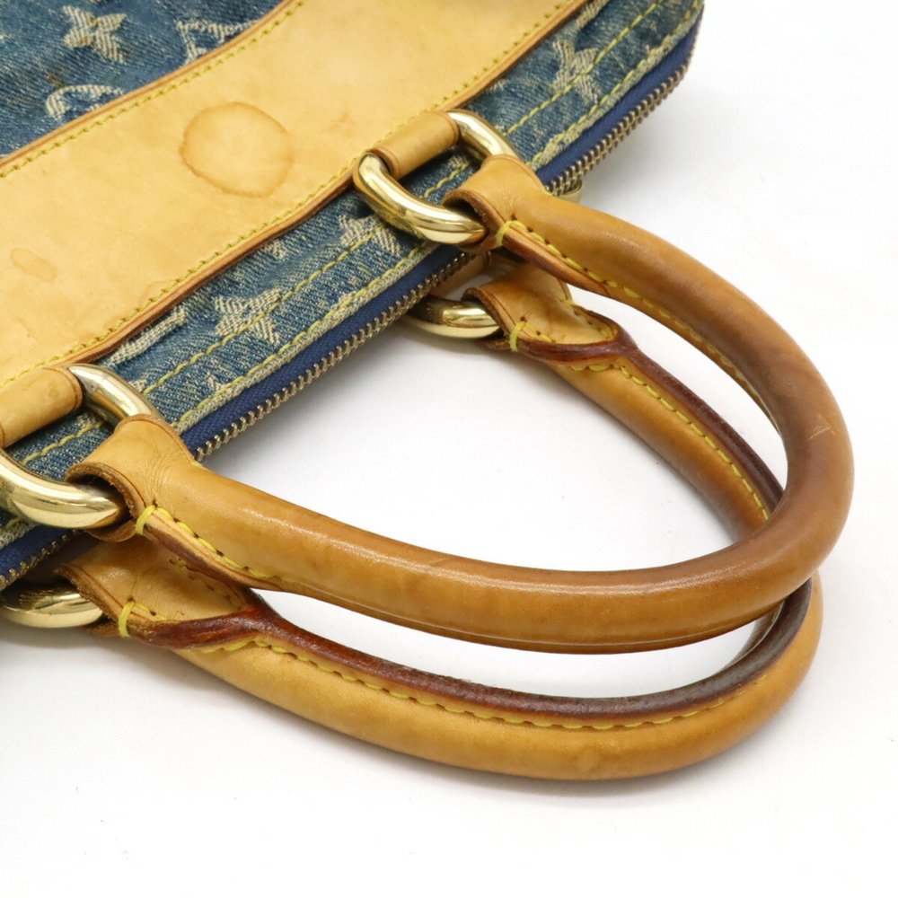 LOUIS VUITTON Monogram Denim Neo Speedy Boston Bag Blue M95019 - Picture 5 of 10
